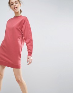 Платье-свитшот в стиле oversize ASOS Ultimate - Красный