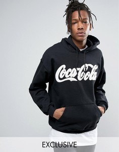 Oversize-худи Reclaimed Vintage X Coca Cola - Черный