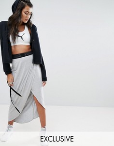 Юбка с запахом Puma эксклюзивно для ASOS - Серый