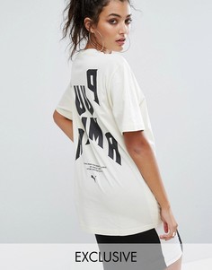 Свободная футболка Puma эксклюзивно для ASOS - Белый