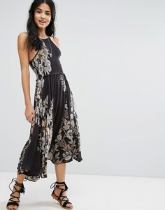 Платье без рукавов Free People Seasons Sun - Черный