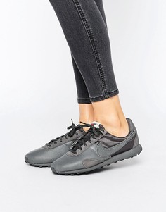 Черные кожаные кроссовки премиум-класса Nike Pre Montreal - Черный