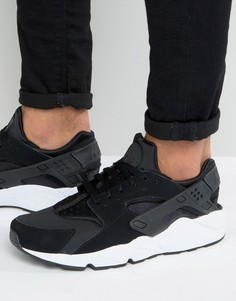 Черные кроссовки для бега Nike Air Huarache - Черный