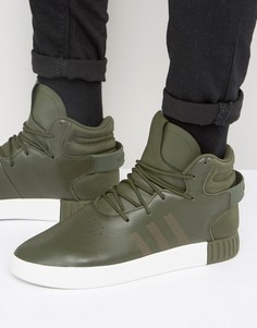 Зеленые кроссовки adidas Originals Tubular Invader - Зеленый