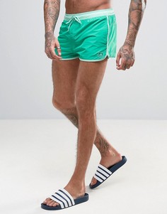 Короткие шорты для плавания с разрезами adidas BJ8575 - Зеленый