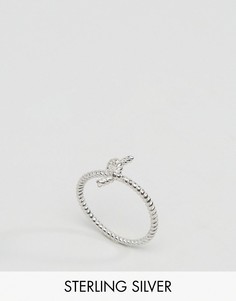 Серебряное кольцо с узлом Reclaimed Vintage - Серебряный