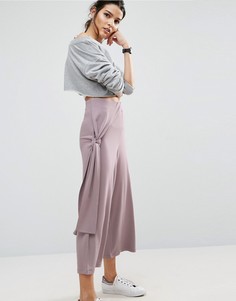 Юбка-брюки с узлом сбоку ASOS - Серый