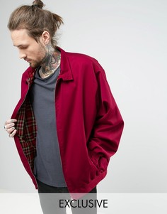 Oversize-куртка Харрингтон Reclaimed Vintage Revived - Красный