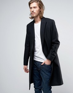 Шерстяное пальто AllSaints - Черный