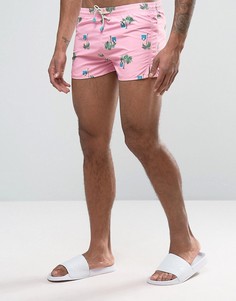 Розовые шорты для плавания Oiler & Boiler - Розовый
