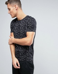 Футболка с принтом мазков кисти Jack &amp; Jones Premium - Черный