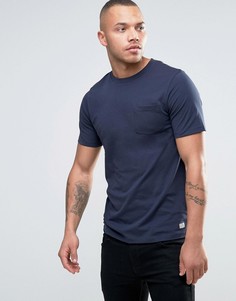 Футболка с круглым вырезом и карманом Jack &amp; Jones Vintage - Темно-синий