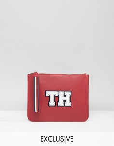 Красный клатч с ремешком на запястье эксклюзивно для Tommy Hilfiger - Красный
