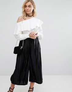Рубашка на одно плечо Fashion Union - Белый
