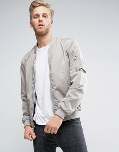 Бомбер Selected Homme - Stone
