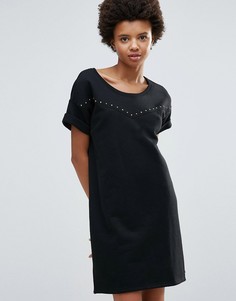 Трикотажное платье-футболка Maison Scotch - Серый