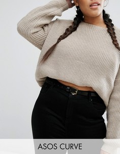 Винтажный ремень ASOS CURVE - Черный