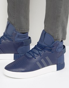 Синие кроссовки adidas Originals Tubular Invader - Синий