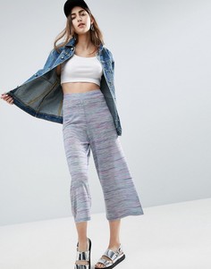 Полихроматические брюки с широкими штанинами ASOS - Мульти