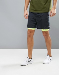 Черные шорты 2 в 1 Nike 7 683288-010 - Черный