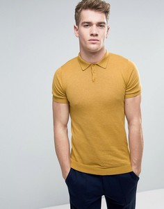 Облегающее поло ASOS - Желтый