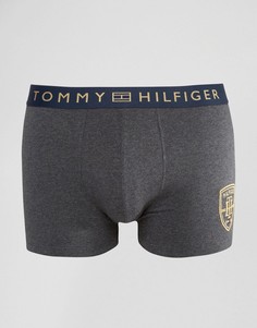 Боксеры-брифы с вышивкой Tommy Hilfiger - Серый