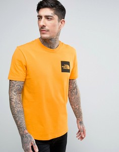 Оранжевая футболка The North Face - Оранжевый