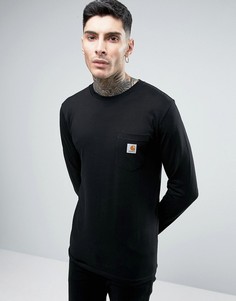 Лонгслив с карманом Carhartt WIP - Черный