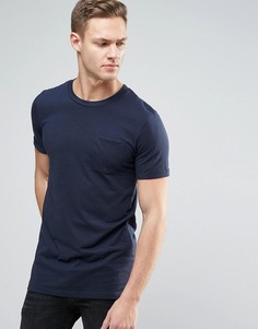 Футболка с карманом Jack &amp; Jones - Темно-синий