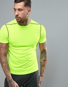 Желтая флуоресцентная футболка New Look SPORT - Желтый