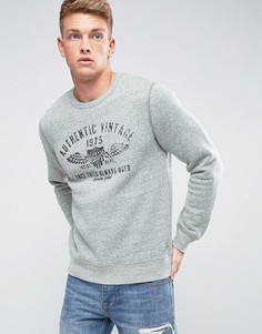 Свитшот с винтажным принтом Jack &amp; Jones Vintage - Серый