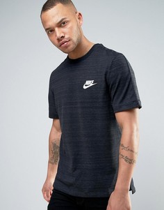 Черная футболка Nike Advanced Knit 837010-010 - Черный
