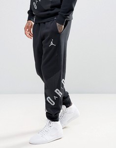Джоггеры с большим логотипом Nike Jordan 833920-010 - Черный