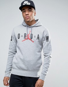 Худи с логотипом Nike Jordan Jumpman 834371-063 - Серый