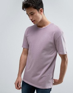 Длинная футболка с заниженной линией плеч Jack &amp; Jones Originals - Розовый