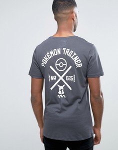 Футболка с принтом покемона Pokeball Jack &amp; Jones - Серый