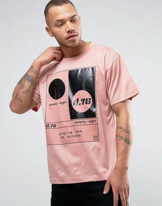 Футболка с принтом Diesel T-WALLACE - Розовый
