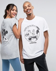 Свободная футболка с принтом ASOS Valentines - Белый