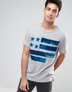 Футболка со звездами и полосками Tommy Hilfiger Denim - Серый