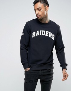 Свитшот с логотипом спортивного клуба Raiders New Era - Черный