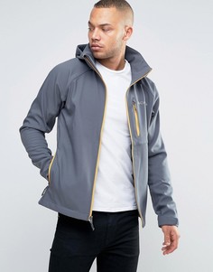 Серая куртка с капюшоном Columbia Cascade Ridge II Softshell - Серый