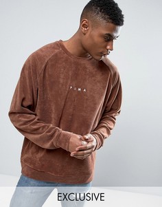 Коричневый махровый свитшот Puma эксклюзивно для ASOS 57532502 - Коричневый