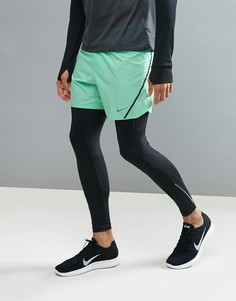 Зеленые шорты Nike Running Aeroswift 5 717881-387 - Зеленый