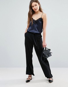 Широкие брюки New Look Minimal - Черный