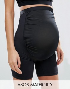 Корректирующие шорты с завышенной талией ASOS MATERNITY - Черный
