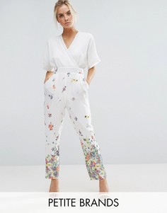 Комбинезон с цветочным принтом Uttam Boutique Petite - Белый