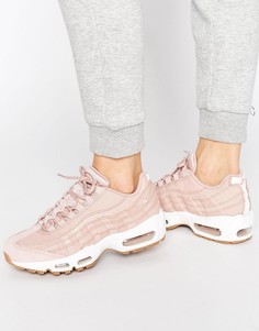 Розовые кроссовки-премиум Nike Air Max 95 - Розовый