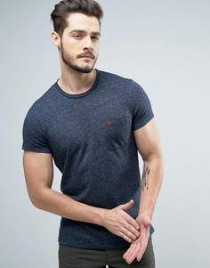 Темно-синяя узкая футболка с логотипом на кармане Jack Wills Ayleford - Темно-синий
