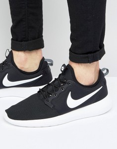 Черные кроссовки Nike Roshe Two 844656-004 - Черный