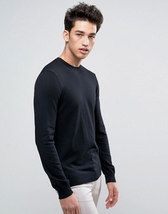 Джемпер из 100% хлопка United Colors of Benetton - Черный